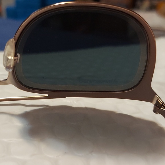 Armani Gold Metal Sunglasses w/ Case - Picture 8 of 12
